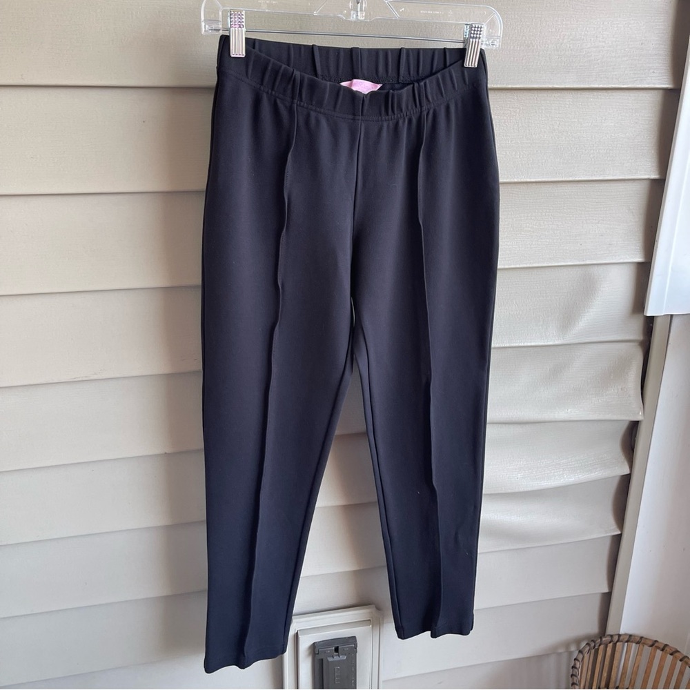 Lilly Pulitzer Womens Pants Medium Black‎ Leggings Pull On Stretch Knit
